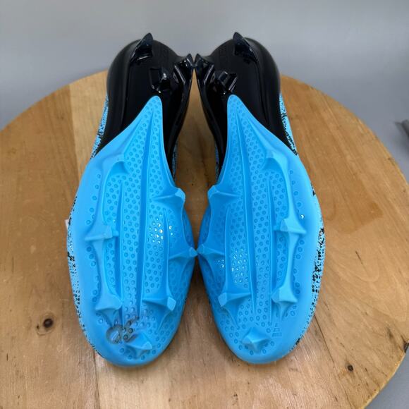 Adidas Adizero Electric 2 Exotic Speed Mens Size 12.5 Cyan Black Football Cleats - Picture 7 of 9